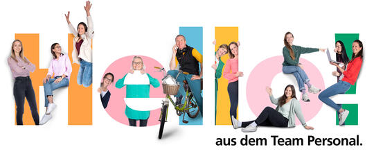Hallo aus dem Team Personal