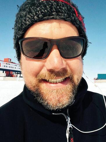 Dr. Tim Heitland, "Base Commander" der Neumayer-Forschungsstation