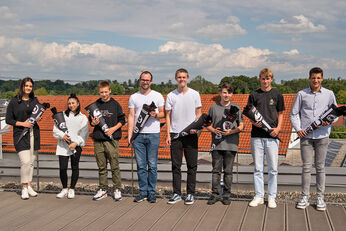 Acht neue Azubis für corpuls